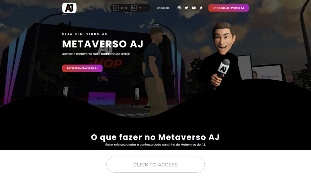 Construção do Metaverso AJ: Avatar Digital e Ambiente Interativo para Amaury Jr.